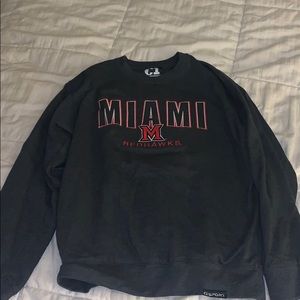 Miami RedHawks Crew Neck Sweatshirt
